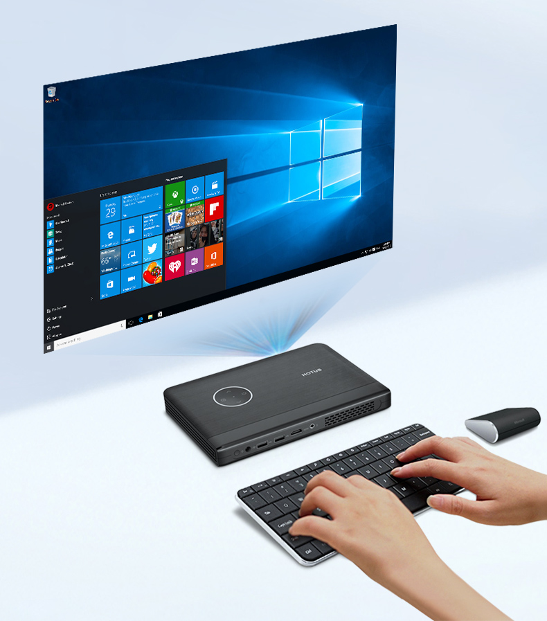 Windows 系统便携式智能投影仪 超越显示的多功能科技伙伴